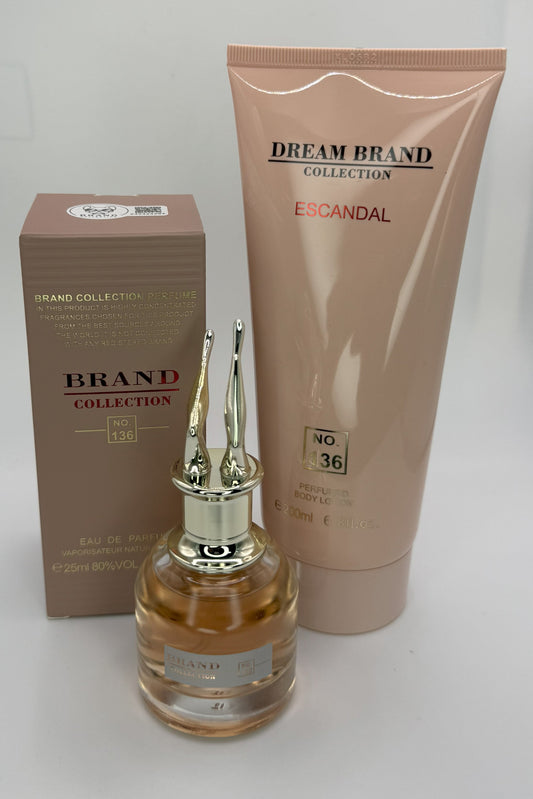 Kit 136 - Hidratante + Perfume 25ml - Escandalo