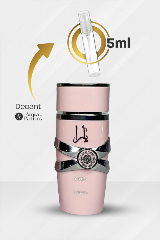 Decant Perfume Árabe Yara Rosa - 5ml