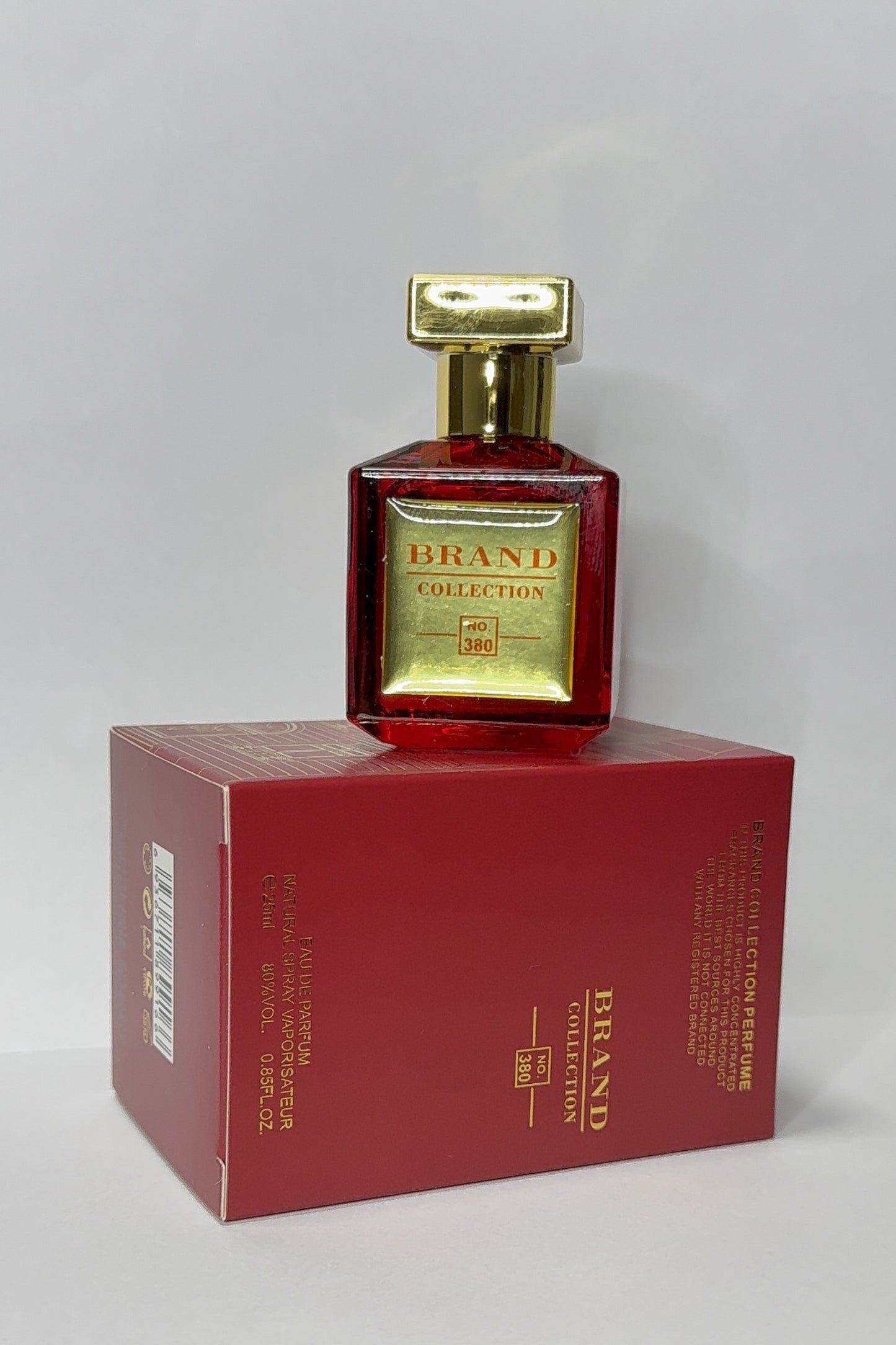 Brand Collection Unissex 380 - Baccarat Vermelho - 25ml