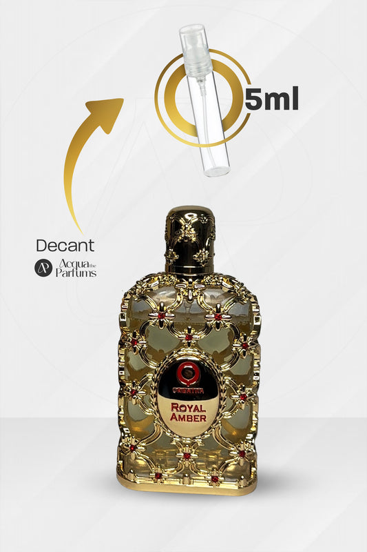 Decant Perfume Árabe Royal Amber - 5ml