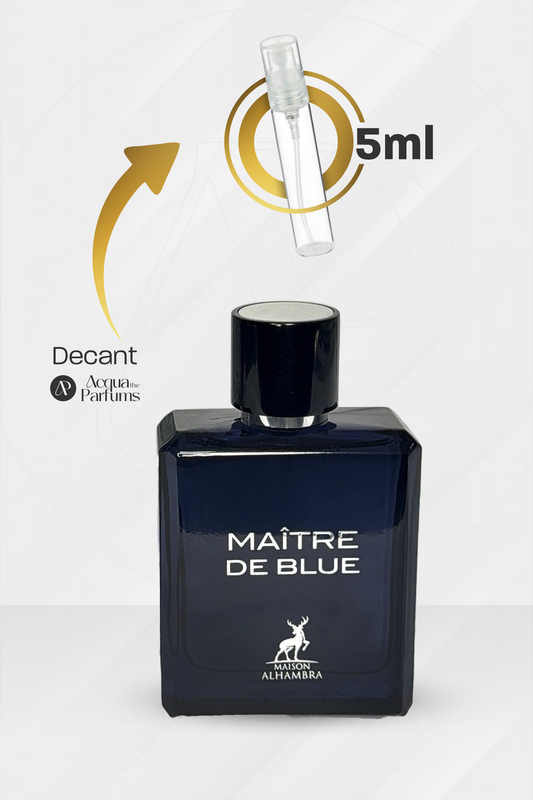 Decant Perfume Árabe Maître de Blue - 5ml