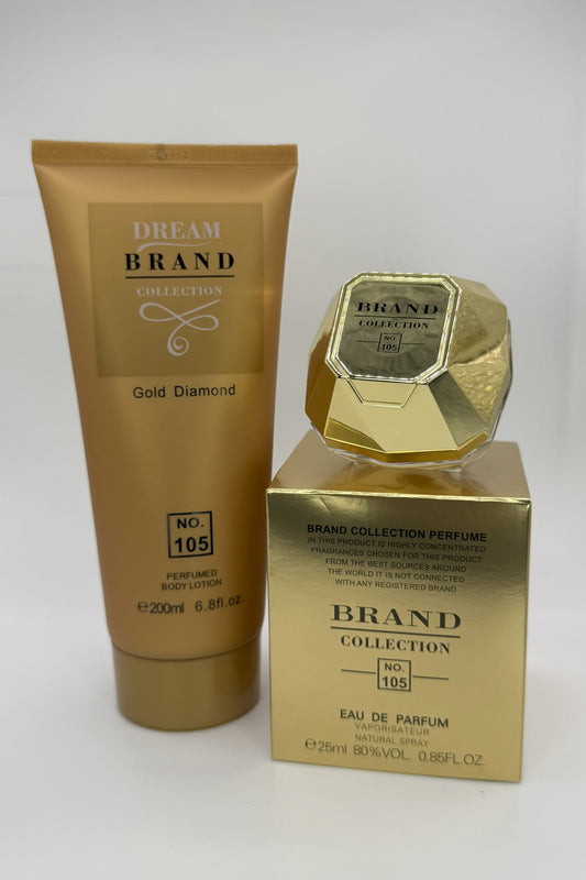 Kit 105 - Hidratante + Perfume 25ml - Lady M